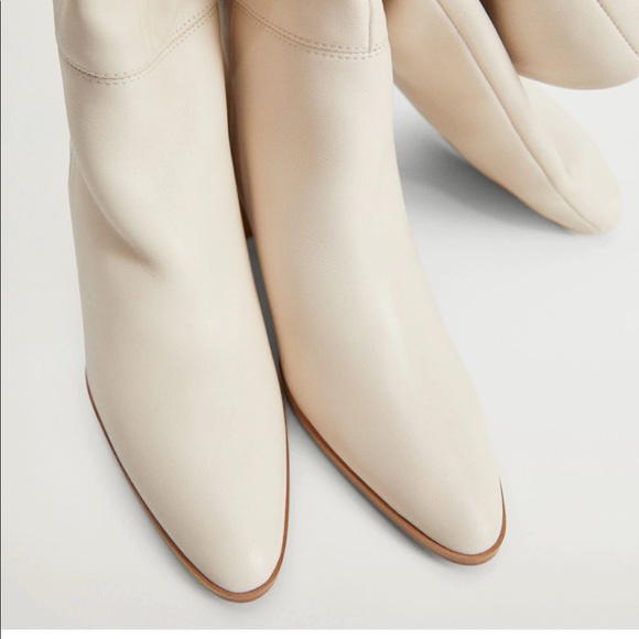 Mango bovine leather boots bloggers favorite - Picture 4 of 16